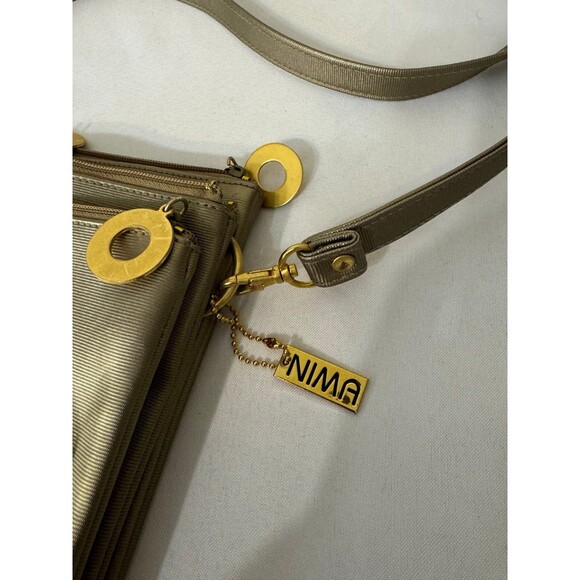 NIMA DARK GOLD MESH GOLDEN TIGER CROSSBODY MIRAGE SEIGFRIED & ROY 1990's - Picture 9 of 9